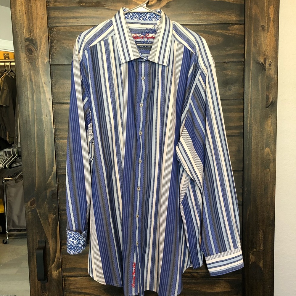 Striped Robert Graham size 3XLT